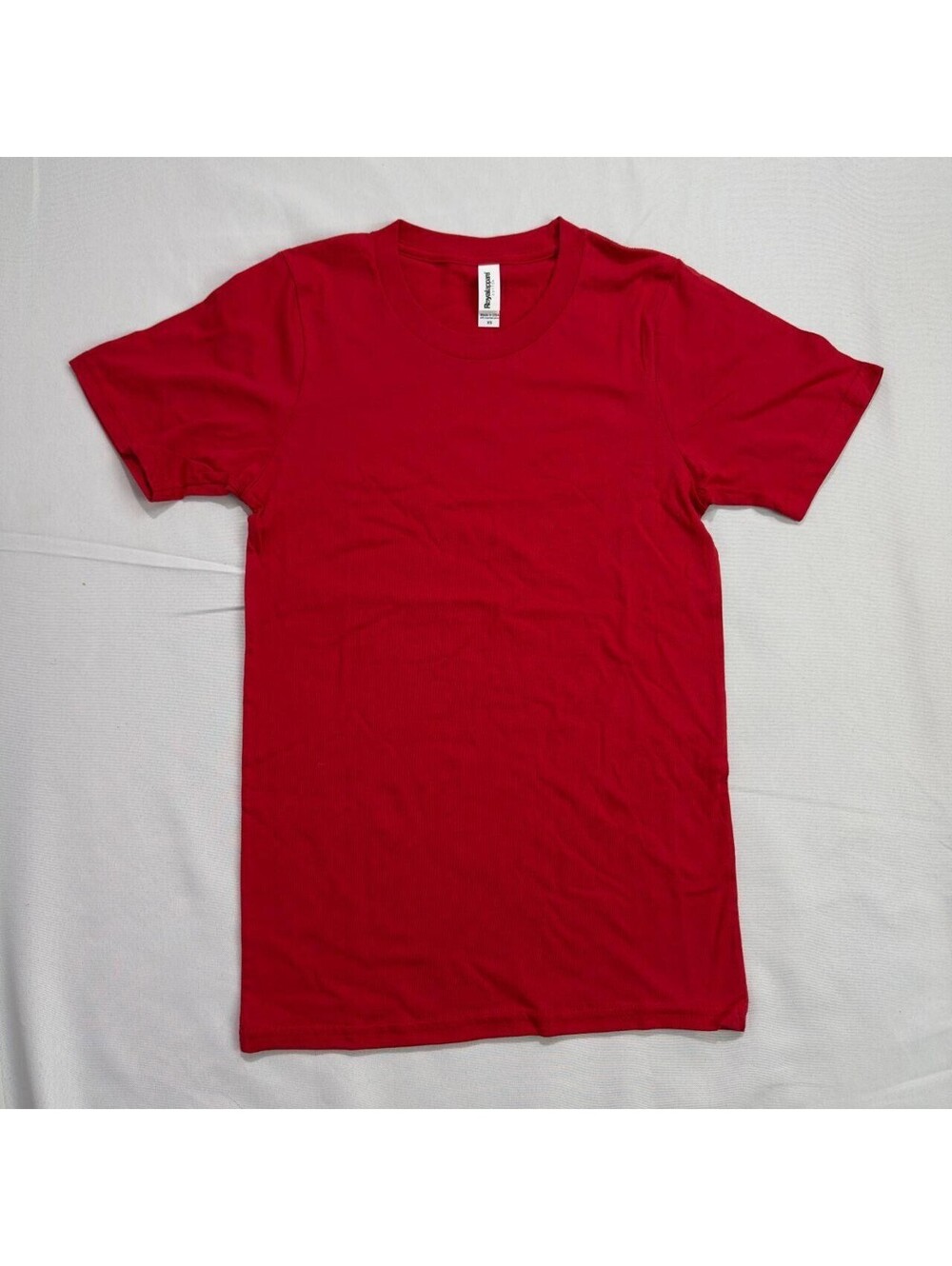 NWT Royal Apparel Mens XS Red Short Sleeve Crewneck T-Shirt